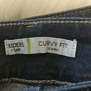 lee riders curvy fit mid rise skinny
